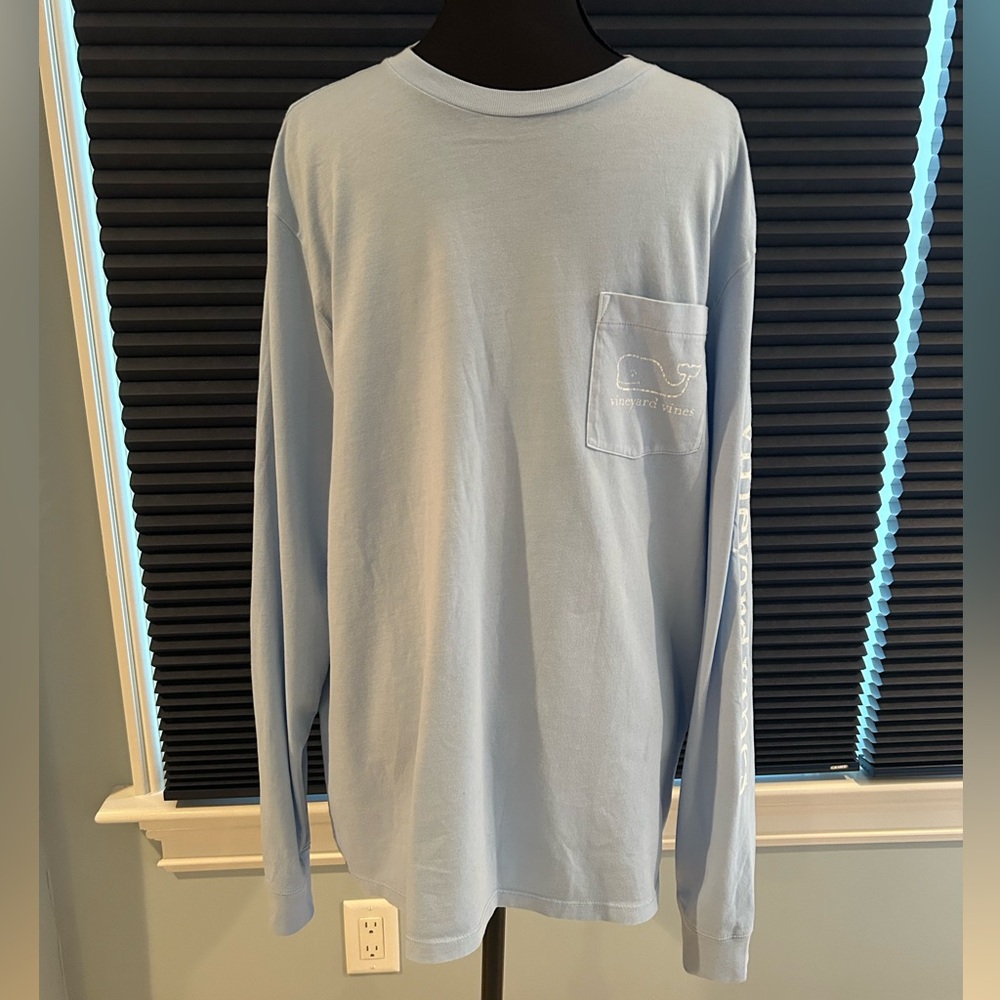 Vineyard Vines Men’s Light Blue Long Sleeve Shirt